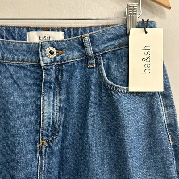 Ba&sh Women's Blue Idro High-rise Flared Jeans